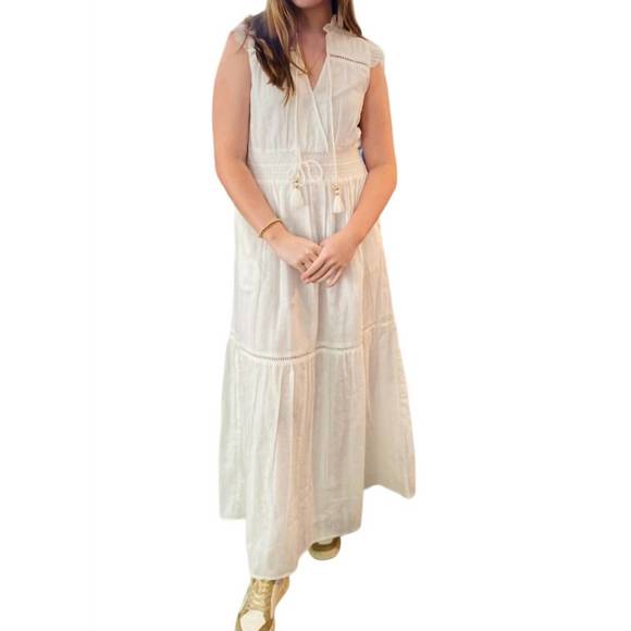 NEW SAL ROSA meet me in seaside dress in white - Picture 1 of 1